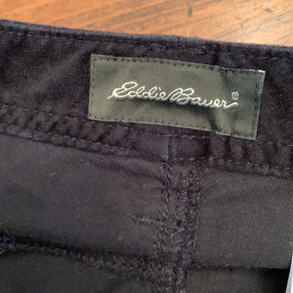Eddie Bauer Black Velvet Pants size 4 - Picture 5 of 12
